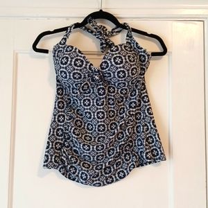 Merona halter swim top - M